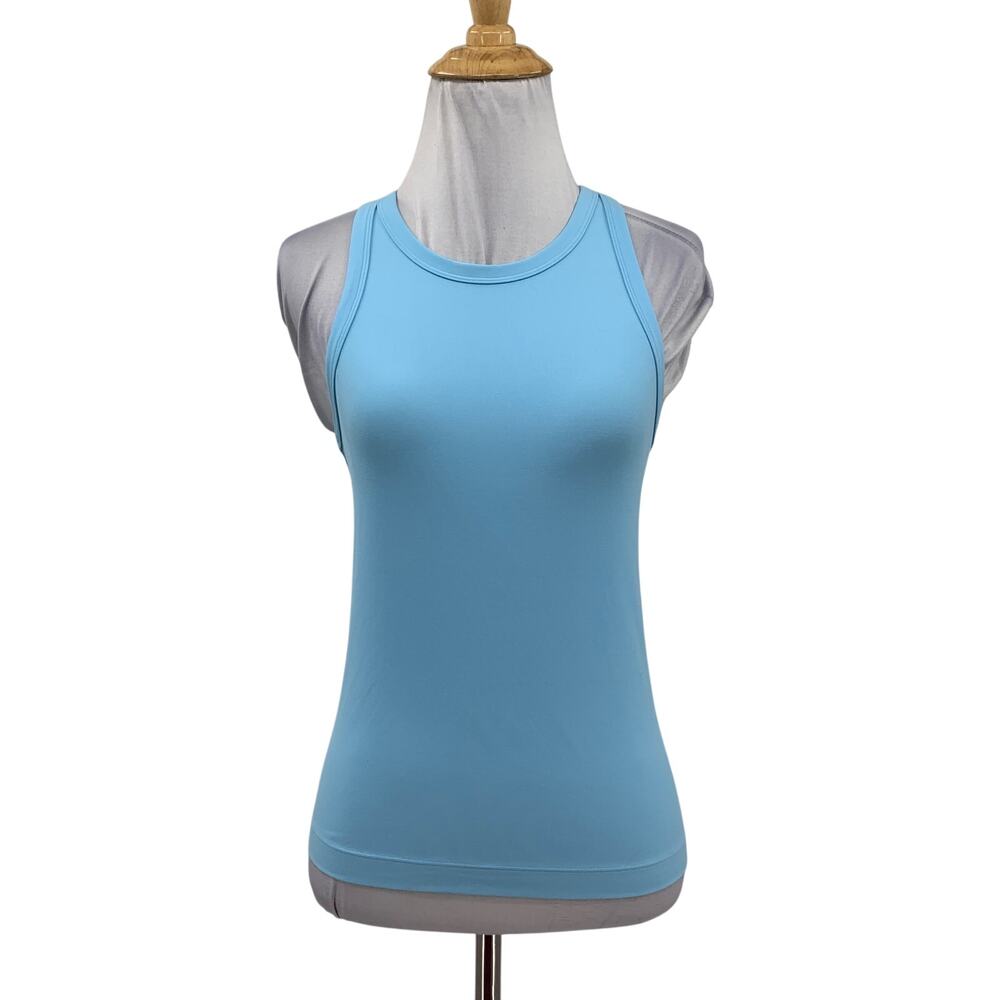 Lululemon Tank Top Womens 4 Light Blue Align Waist Length Racerback Workout Yoga
